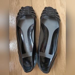 Black 8W Theory leather shoes